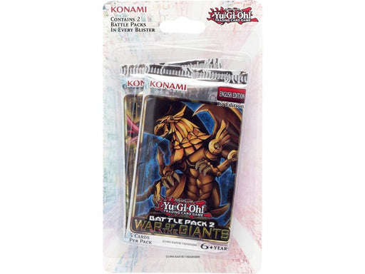 Trading Card Games Konami - Yu-Gi-Oh! - War of the Giants - Battle Pack 2 - 1st Edition Blister Pack (2 Packs) - Cardboard Memories Inc.