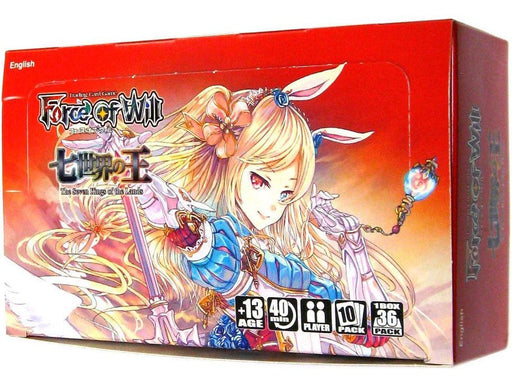 Trading Card Games Force of Will - The Seven Kings of the Lands - Trading Card Booster Box - Cardboard Memories Inc.