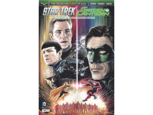 Comic Books IDW Comics - Star Trek Green Lantern 04 - B Cover - 5214 - Cardboard Memories Inc.