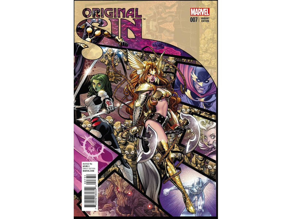 Comic Books Marvel Comics - Original Sin 07 - Interlocking Battle Cover - 1914 - Cardboard Memories Inc.