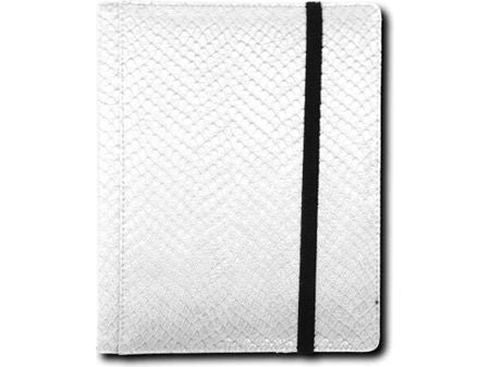 Supplies Legion - Dragonhide - 4-Pocket Sideloading Binder - White - Cardboard Memories Inc.