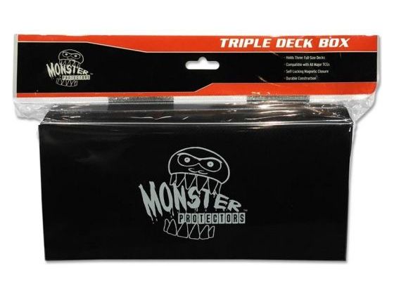 Supplies BCW - Monster - Triple Deck Box - Black - Cardboard Memories Inc.