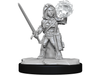Role Playing Games Paizo - Pathfinder - Unpainted Miniatures - Deep Cuts - Halfling Cleric Female - 90261 - Cardboard Memories Inc.