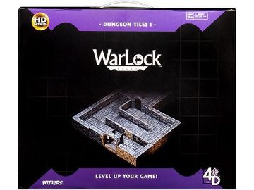 Role Playing Games Wizkids - 4D Tiles - Warlock Dungeon Tiles - Cardboard Memories Inc.