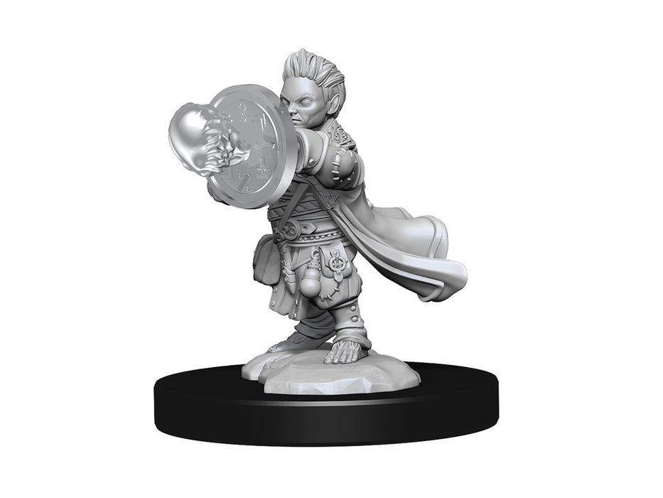 Role Playing Games Paizo - Pathfinder - Unpainted Miniatures - Deep Cuts - Halfling Wizard Male - 90260 - Cardboard Memories Inc.