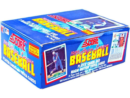 Sports Cards Score - 1989 - Baseball - Hobby Box - Cardboard Memories Inc.