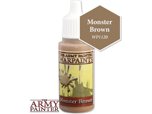 Paints and Paint Accessories Army Painter - Warpaints - Monster Brown - WP1120 - Cardboard Memories Inc.