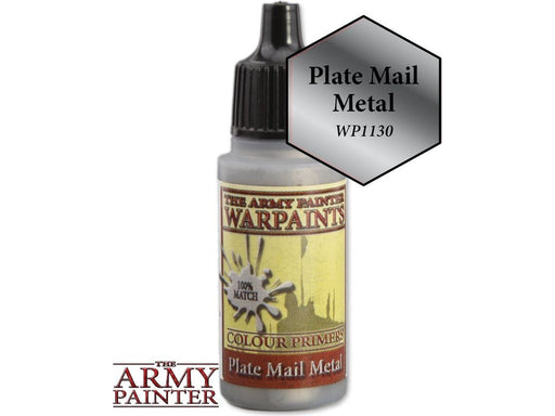 Paints and Paint Accessories Army Painter - Warpaints - Plate Mail Metal - WP1130 - Cardboard Memories Inc.