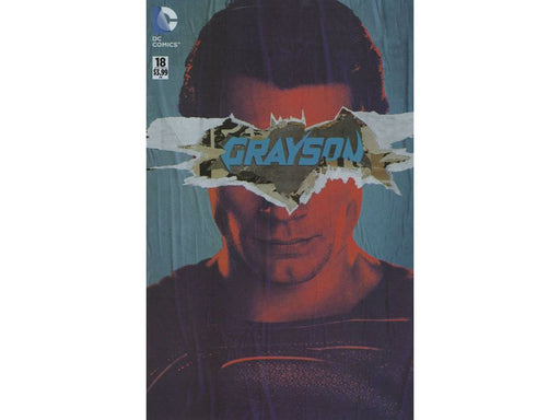 Comic Books DC Comics - Grayson (2014) 018 - Cover B Polybag Variant Edition - Sealed (Cond. VF-) - 4256 - Cardboard Memories Inc.