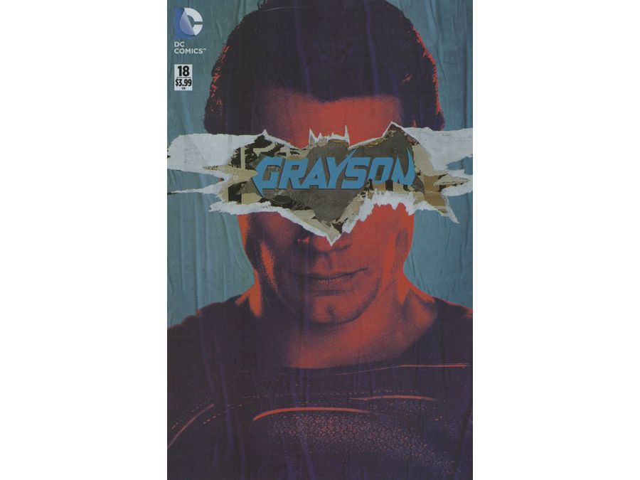 Comic Books DC Comics - Grayson (2014) 018 - Cover B Polybag Variant Edition - Sealed (Cond. VF-) - 4256 - Cardboard Memories Inc.