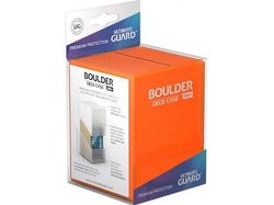 Supplies Ultimate Guard - Boulder Deck Case - Poppy Topaz - 100+ - Cardboard Memories Inc.