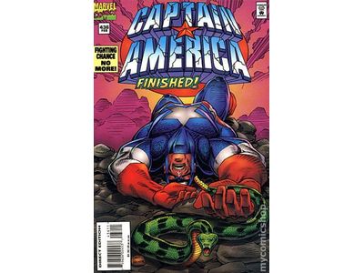 Comic Books Marvel Comics - Captain America (1968 1st Series) 436 (Cond. VF-) - 7301 - Cardboard Memories Inc.