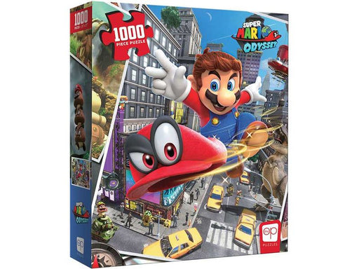 Board Games Usaopoly - Super Mario - Odyssey - 1000 Piece Puzzle - Cardboard Memories Inc.