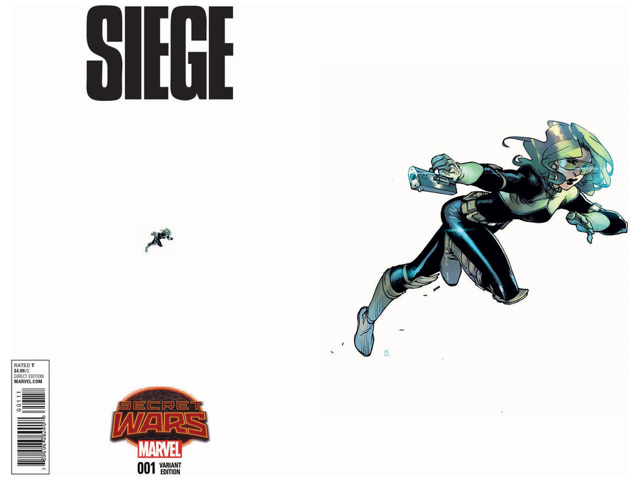 Comic Books Marvel Comics - Battleworld Siege 01 - Ant Sized Cover (Cond. VF-) 5369 - Cardboard Memories Inc.