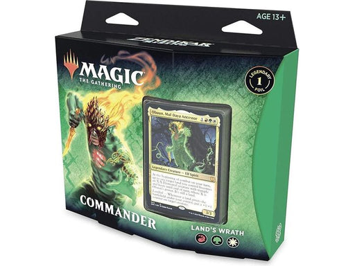 Trading Card Games Magic The Gathering - Zendikar Rising - Commander Deck - Land's Wrath - Cardboard Memories Inc.