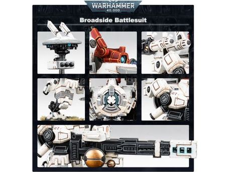 Collectible Miniature Games Games Workshop - Warhammer 40K - Tau Empire - XV88 Broadside Battlesuits - 56-15 - Cardboard Memories Inc.