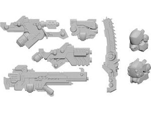 Collectible Miniature Games Privateer Press - Warcaster - Marcher Worlds - Dusk Wolf - A Variant Weapon Pack - PIP 82013 - Cardboard Memories Inc.