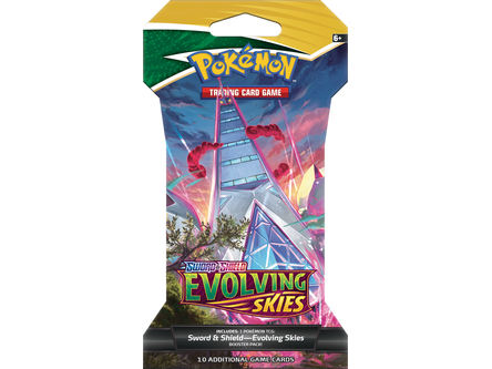 Trading Card Games Pokemon - Sword and Shield - Evolving Skies - Sleeved Blister Pack - Cardboard Memories Inc.