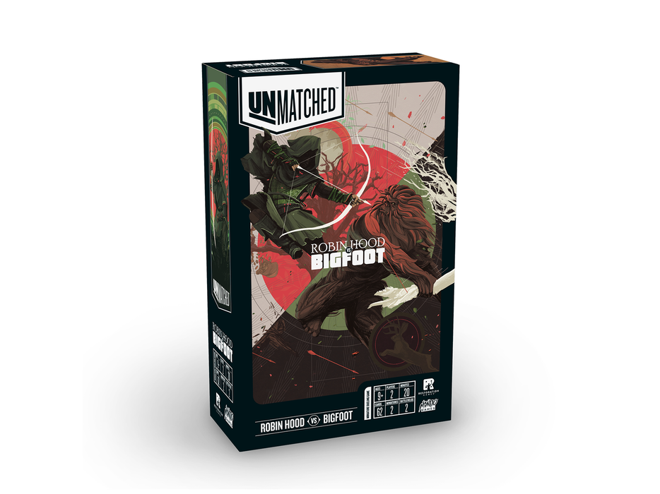 Board Games Restoration Games - Unmatched - Robin Hood vs. Bigfoot - Cardboard Memories Inc.
