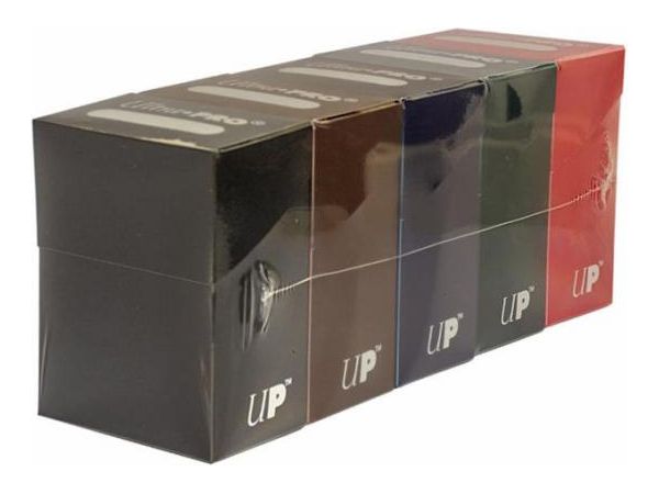 Supplies Ultra Pro - Deck Box - Dark 5 Colour Pack - Cardboard Memories Inc.