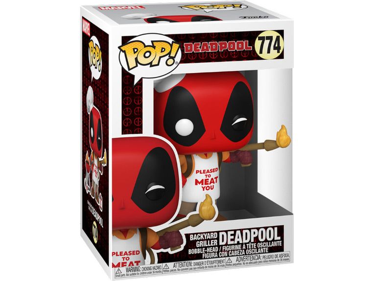 Action Figures and Toys POP! - Movies - Deadpool - Backyard Griller Deadpool - Cardboard Memories Inc.