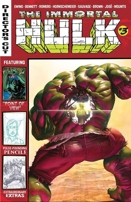 Comic Books Marvel Comics - Immortal Hulk (2018) 003 - Director's Cut Variant Edition (Cond. FN+) - 4478 - Cardboard Memories Inc.