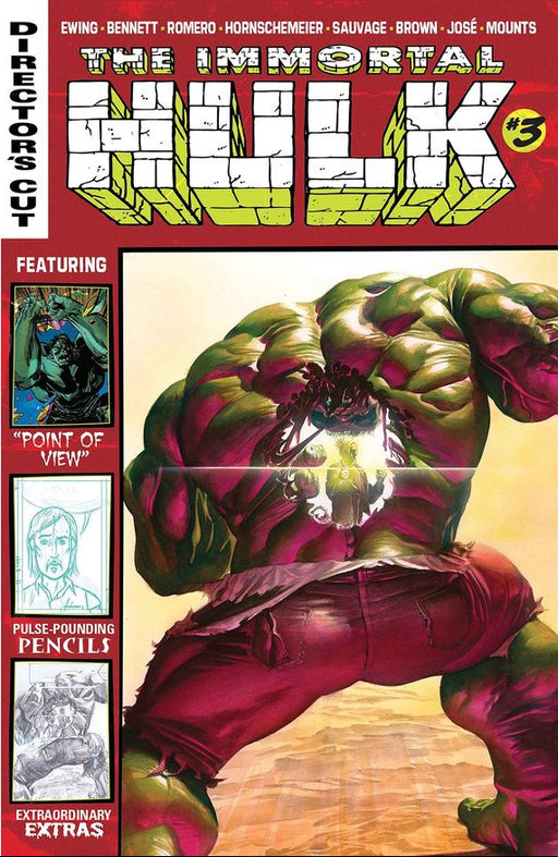 Comic Books Marvel Comics - Immortal Hulk (2018) 003 - Director's Cut Variant Edition (Cond. FN+) - 4478 - Cardboard Memories Inc.
