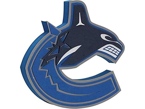 Action Figures and Toys Foam Fanatics - NHL - Vancouver Canucks - 3D Foam Logo Sign - Cardboard Memories Inc.