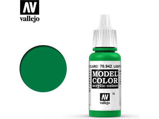 Paints and Paint Accessories Acrylicos Vallejo - Light Green - 70 942 - Cardboard Memories Inc.