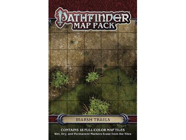 Role Playing Games Paizo - Pathfinder - Map Pack - Marsh Trails - Cardboard Memories Inc.