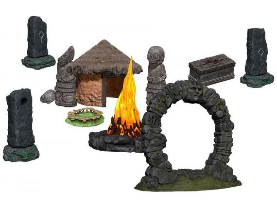 Role Playing Games Wizkids - 4D Settings - Jungle Shrine - Cardboard Memories Inc.
