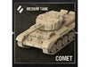 miniatures Gale Force Nine - World of Tanks - Wave 4 - British - Comet - Medium Tank - 494565 - Cardboard Memories Inc.