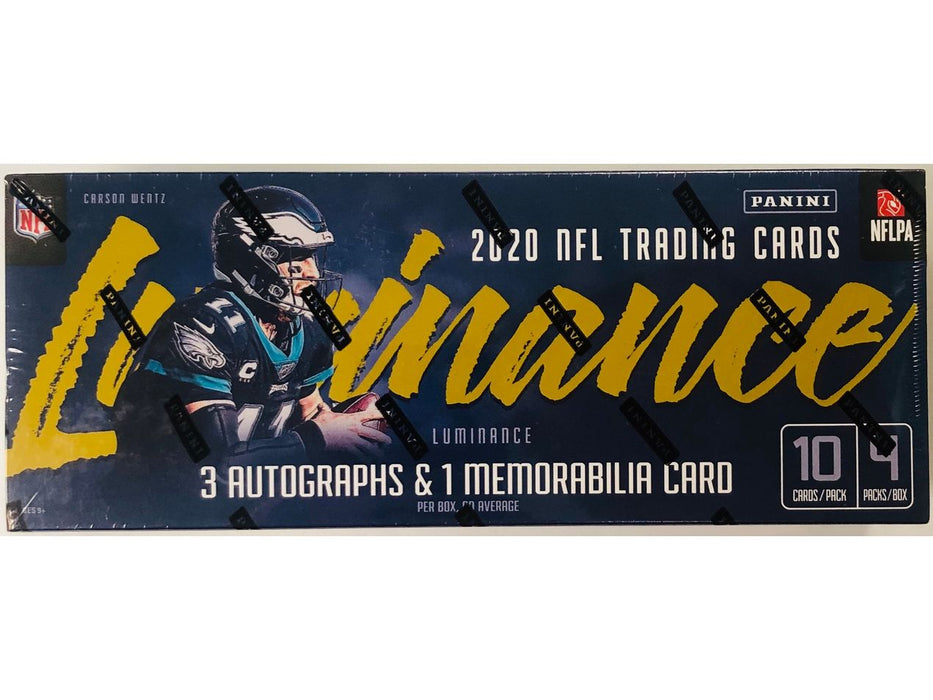 Sports Cards Panini - 2020 - Football - Luminance - Hobby Box - Cardboard Memories Inc.
