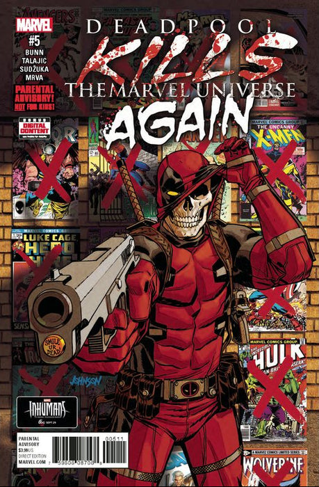 Comic Books Marvel Comics - Deadpool Kills the Marvel Universe Again (2017) 005 (Cond. FN) - 4381 - Cardboard Memories Inc.