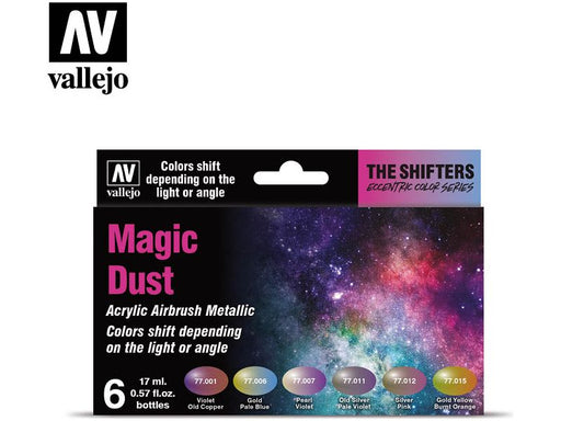 Paints and Paint Accessories Acrylicos Vallejo - The Shifters - Magic Dust Set - 77 090 - Cardboard Memories Inc.