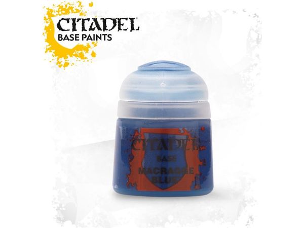 Paints and Paint Accessories Citadel Base - Macragge Blue - 21-08 - Cardboard Memories Inc.
