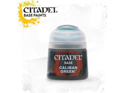 Paints and Paint Accessories Citadel Base - Caliban Green - 21-12 - Cardboard Memories Inc.