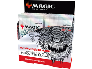 Trading Card Games Magic the Gathering - Dungeons and Dragons - Adventures in the Forgotten Realms - Collector Booster Box - Cardboard Memories Inc.