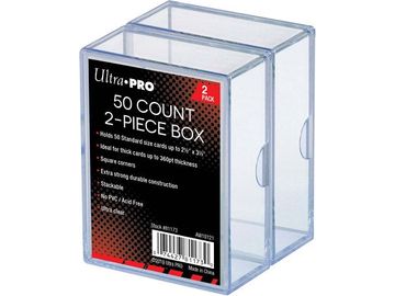 Supplies Ultra Pro - 2-Piece Box - 50 Count - 2 Pack - Cardboard Memories Inc.