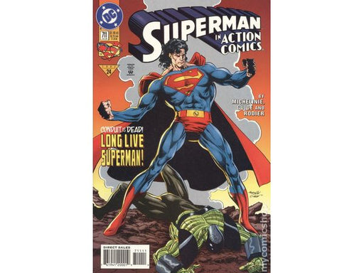 Comic Books DC Comics - Action Comics (1938) 711 (Cond. VF-) - 9303 - Cardboard Memories Inc.