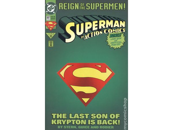 Comic Books DC Comics - Action Comics (1938) 687 (Cond. VF-) - 9181 - Cardboard Memories Inc.