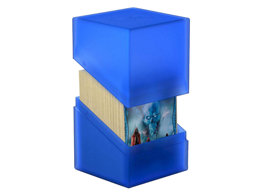 Supplies Ultimate Guard - Boulder Deck Case - Sapphire - 100 - Cardboard Memories Inc.