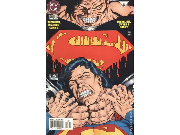 Comic Books DC Comics - Action Comics (1938) 713 (Cond. VF-) - 9305 - Cardboard Memories Inc.