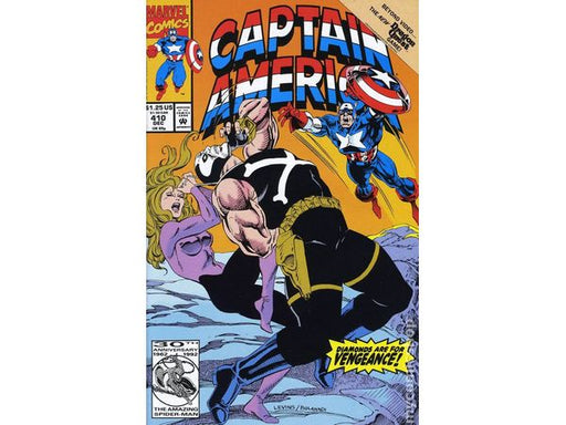 Comic Books Marvel Comics - Captain America (1968 1st Series) 410 - 7313 - Cardboard Memories Inc.