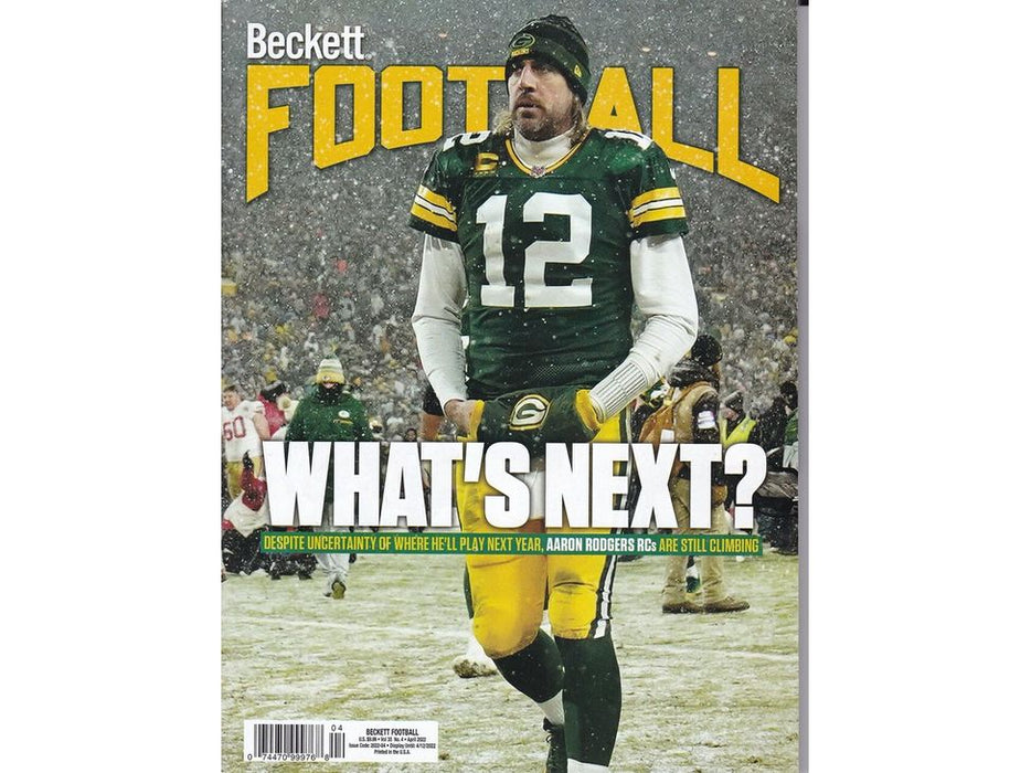 Price Guides Beckett - Football Price Guide - April 2022 - Vol 35 - No. 4 - Cardboard Memories Inc.