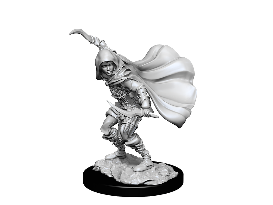 Role Playing Games Paizo - Pathfinder - Unpainted Miniatures - Deep Cuts - Human Rogue Female - 90269 - Cardboard Memories Inc.