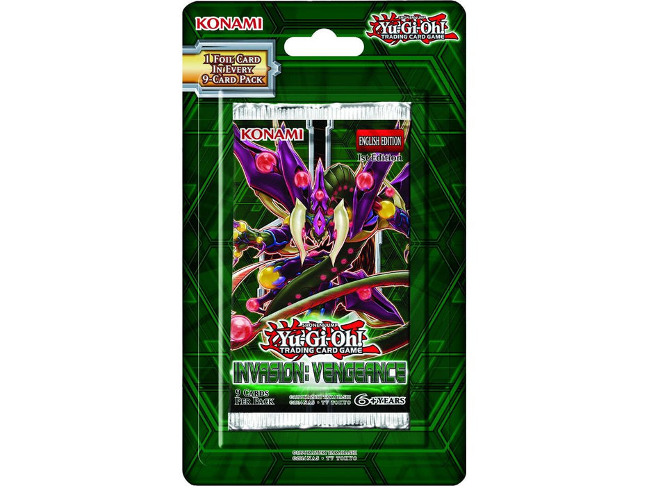 Trading Card Games Konami - Yu-Gi-Oh! - Invasion Vengeance - Blister Pack 1st Edition - Cardboard Memories Inc.