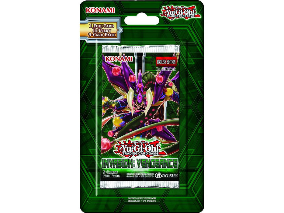 Trading Card Games Konami - Yu-Gi-Oh! - Invasion Vengeance - Blister Pack 1st Edition - Cardboard Memories Inc.