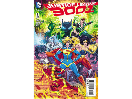 Comic Books DC Comics - Justice League 3001 008 (Cond. VF-) 5399 - Cardboard Memories Inc.