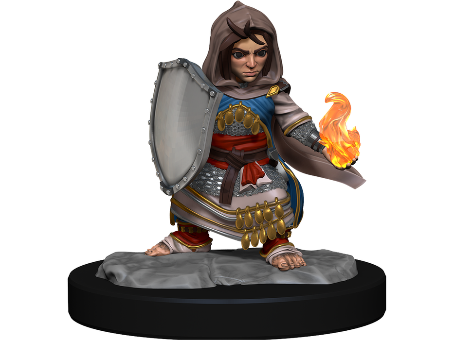 Role Playing Games Paizo - Pathfinder - Unpainted Miniatures - Deep Cuts - Halfling Cleric Female - 90261 - Cardboard Memories Inc.